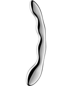 SATISFYER - COSMIC CREST 2 DOPPELDILDO AUS EDELSTAHL