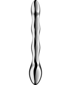 Alternative view of SATISFYER - COSMIC CREST 2 DOPPELDILDO AUS EDELSTAHL
