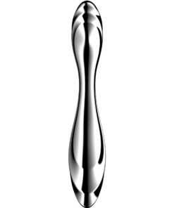 Alternative view of SATISFYER - PURE GRAVITY 2 DOPPELENDELLER DILDO AUS EDELSTAHL