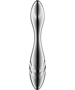 Alternative view of SATISFYER - PURE GRAVITY 3 EDELSTAHL DOPPELENDELLER DILDO