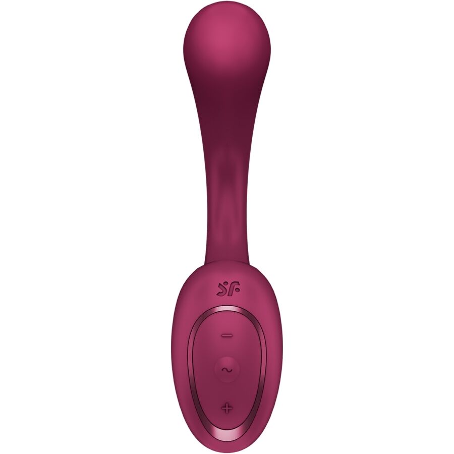 SATISFYER - G FOR GODDESS 2 RABBIT VIBRATOR FLASCHE BORDEAUX – Bild 2