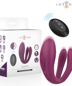 INTENSE - SANDRA KLAPPE- UND VIBRATIONSKLEMMSTIMULATOR MIT FERNBEDIENUNG