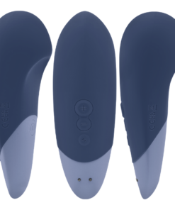 Alternative view of WOMANIZER - VIBE LAY-ON SILENT VIBRATOR DUNKELBLAU