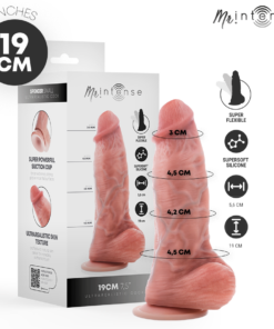 MR INTENSE - KLEINER SPENCER SILIKONDILDO 19 CM -Ø- 4,5 CM