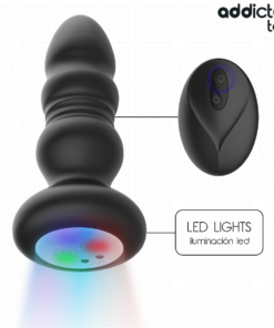 Alternative view of ADDICTED TOYS  ROTIERENDER VIBRIERENDER ANALPLUG MIT LED-LICHT UND FERNBEDIENUNG