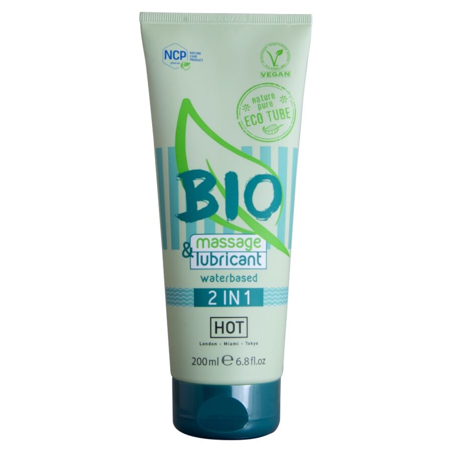 HOT - BIO-MASSAGE GLEITMITTEL AUF WASSERBASIS 2 IN 1 200 ML