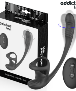 ADDICTED TOYS  ANALPLUG MIT VIBRATION, 360°-WELLUNG UND HODENSTIMULATOR