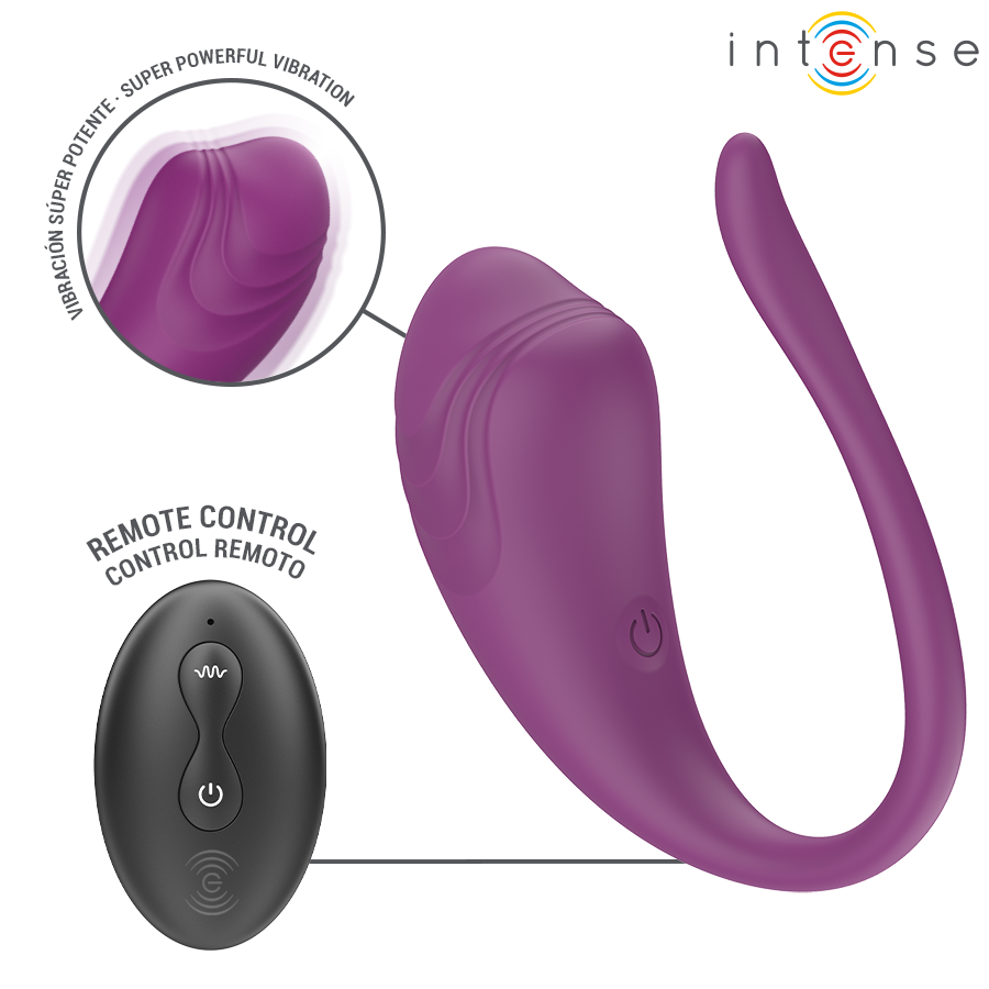 INTENSE - OLIVIA PURPLE VIBRATIONS-EI MIT FERNBEDIENUNG – Bild 2