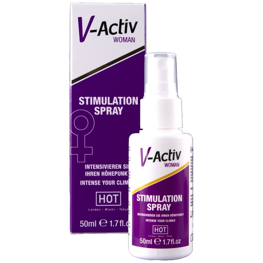 HOT - V-ACTIV STIMULATIONSSPRAY FÜR FRAUEN 50 ML