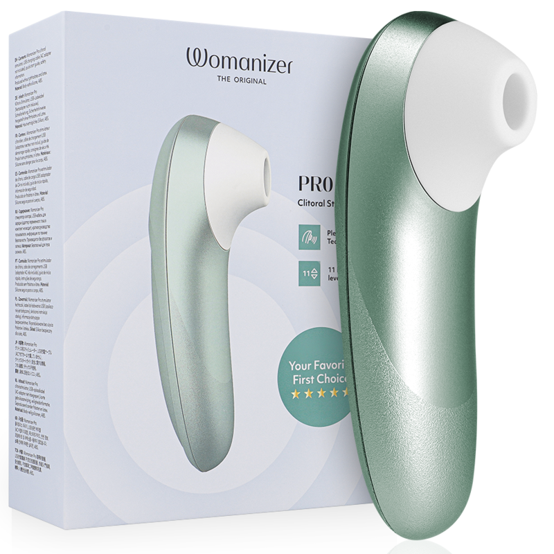 WOMANIZER - PRO VIBRANT KLITORALSTIMULATOR SALBEIGRÜN