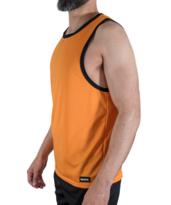 Alternative view of MACHO - CMV005 CAMISETA GYM NARANJA S/M