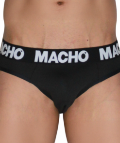 Alternative view of MACHO - MCH007 SLIP CLÁSICO NEGRO + NEGRO S