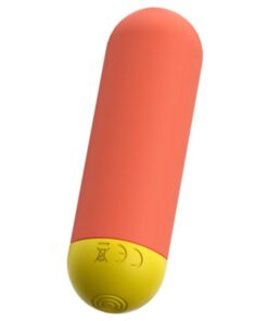 Alternative view of ROMP - RIOT MULTIFUNKTIONS-VIBRATIONSKUGEL ORANGE + GELB