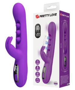 PRETTY LOVE - SABIEN RABBIT VIBRATOR MIT KLOPFSTIMULATION UND LILA LED