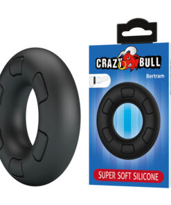 CRAZY BULL - BERTRAM SUPERSOFT SILIKON-PENNISRING SCHWARZ