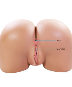 CRAZY BULL - JULIA XXL DOPPELTER VAGINAL- UND ANALVIBRATIONSMASTURBATOR FLESH