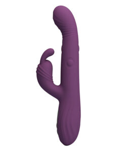 Alternative view of PRETTY LOVE - DEE MULTIFUNKTIONS-HASENVIBRATOR MIT OSZILLIERENDER UND PERKUSSIVER FUNKTION, LILA