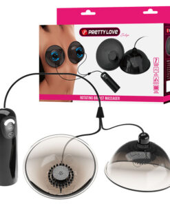 Alternative view of PRETTY LOVE - ROTIERENDER BRUSTWARZEN-SAUGSTIMULATOR SCHWARZ