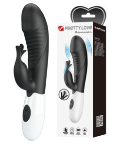 PRETTY LOVE - RASMUSSEN 30-FUNKTIONEN-HASE-VIBRATOR SCHWARZ