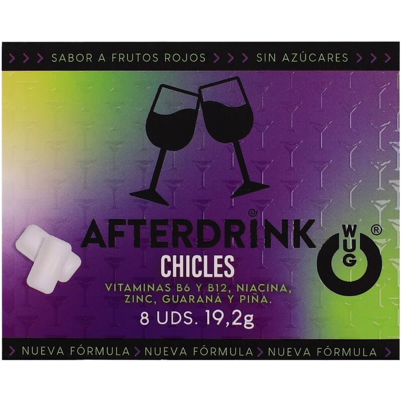 WUG GUM - AFTER DRINK HANGOVER 8 STÜCK