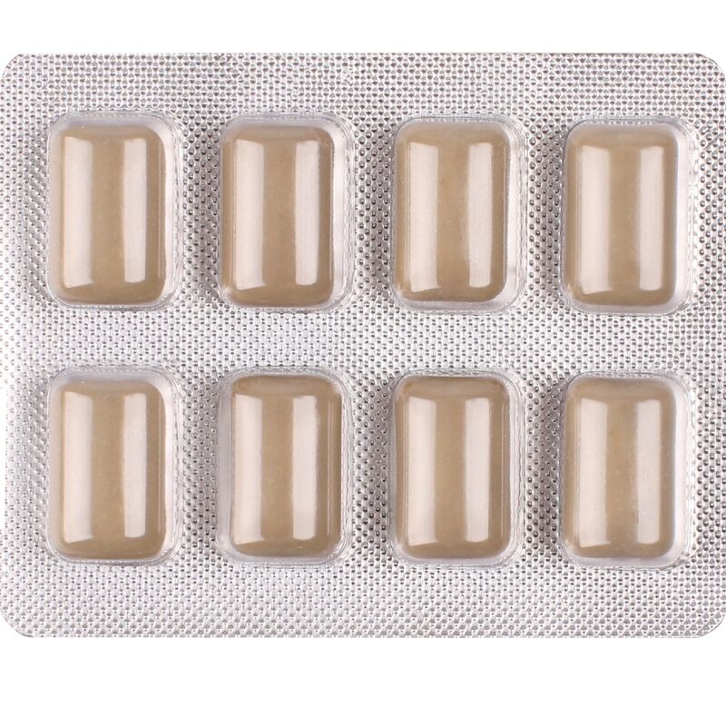WUG OFF Funktionelles Melatonin Baldrian-Lakritz-Kaugummi, 8 Stück – Bild 3