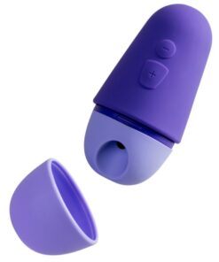 ROMP - KOSTENLOSER X KLITORALSTIMULATOR MIT DECKEL, 10 STUFEN, WIEDERAUFLADBAR, LILA