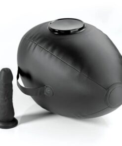 Alternative view of FETISH FANTASY SERIES - AUFBLASBARER LIEBESBALL MIT DILDO, SCHWARZ, 41,9 CM