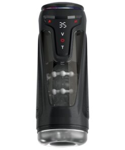 PDX ELITE - MOTO-BATOR PRO THRUSTING STROKER AUTOMATISCHER VIBRATIONS- UND WÄRME-MASTURBATOR 26,5 CM