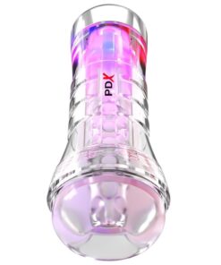 PDX ELITE - VIEWTUBE XXL LED TRANSPARENT STROKER 27,3 CM