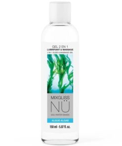 MIXGLISS  2-IN-1-GLEITGEL UND MASSAGEGEL AUF WASSERBASIS MIT NURU-ALGEN, 150 ML