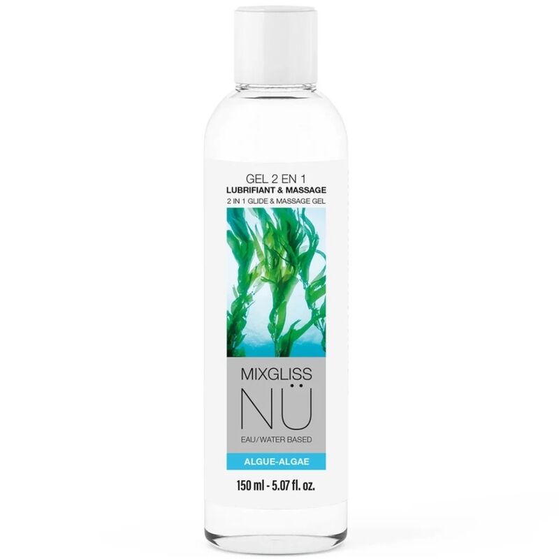 MIXGLISS  2-IN-1-GLEITGEL UND MASSAGEGEL AUF WASSERBASIS MIT NURU-ALGEN, 150 ML
