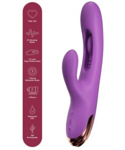 Alternative view of SHE.E.O - HASEN-G-PUNKT-VIBRATOR MIT DIGITALER BEWEGUNG, LILA
