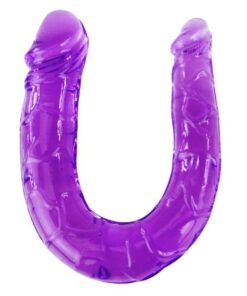 BAILE - DOPPELDILDO IN FLIEDER FLEXIBLER GELEE