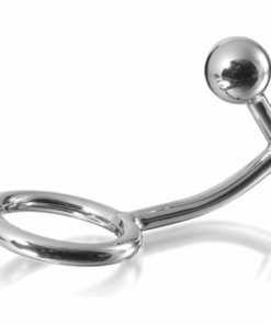 METAL HARD - PENISRING MIT ANAL-EINDRINGLINGSHAKEN, 40 MM