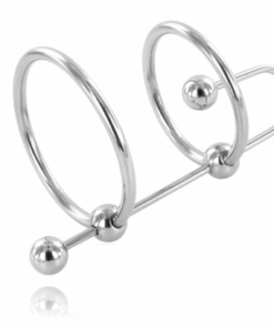 METAL HARD - EXTREMER RING MIT URETHRALSTOPP