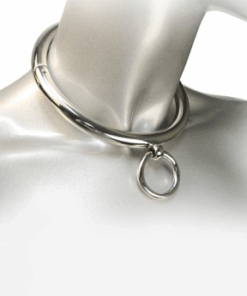 METAL HARD - BDSM-HALSKETTE MIT RING 10CM