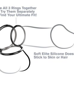 FANTASY C-RINGZ - SILIKON 3 RING STAMINA SET