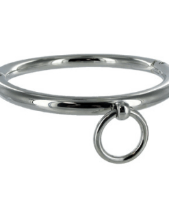 METAL HARD - BDSM-HALSKETTE MIT RING 18CM