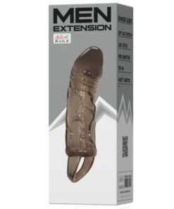 BAILE - PENIS EXTENDER COVER MIT GURT FÜR HODEN SCHWARZ 13.5 CM