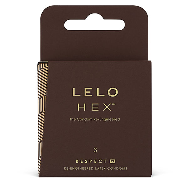 LELO HEX CONDOMS RESPECT XL 3 PACK – Bild 2