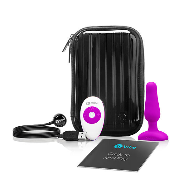 B-VIBE - NOVICE ANAL-STECKER MIT FERNBEDIENUNG FUCHSIA – Bild 3