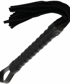 DARKNESS - SCHWARZE BONDAGE-PEISTE MIT LEDERGRIFF