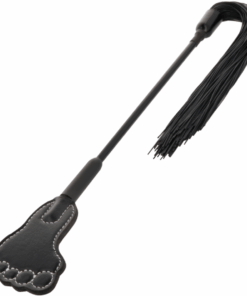 DARKNESS - FETISCH-CROP UND SCHWARZE PEITSCHE