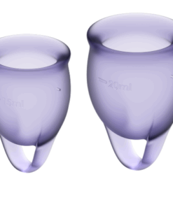SATISFYER - FEEL CONFIDENT MENSTRUAL CUP LILA 15 + 20 ML