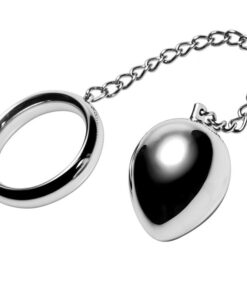 METAL HARD - COCKRING 50MM + KETTE MIT METALLKUGEL
