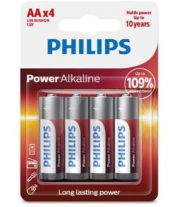 PHILIPS - POWER ALKALINE BATTERIE AA LR6 BLISTER * 4