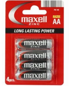MAXELL - PILA SALINA MANGANESO AA R6 * 4 EINHEITEN